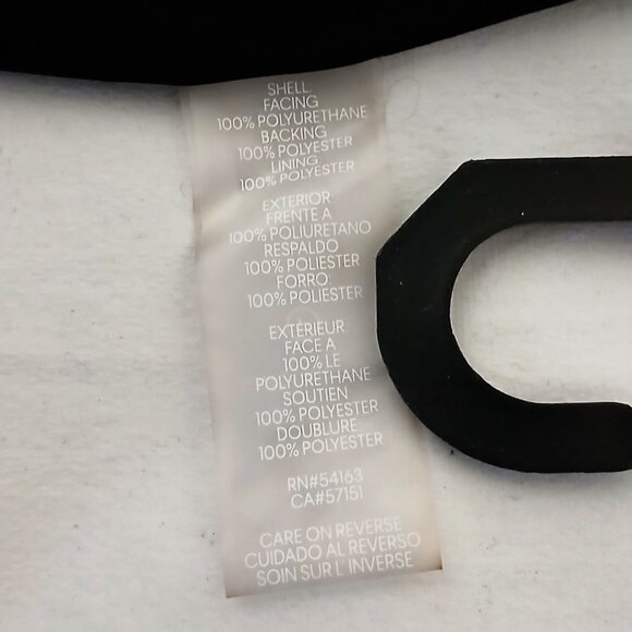 Calvin Klein Black Faux Leather Sleeveless Wiggle Pencil Sheath Petite Dress S.8 - Picture 11 of 15